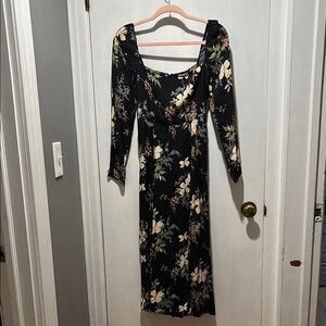 REFORMATION creed floral midi dress